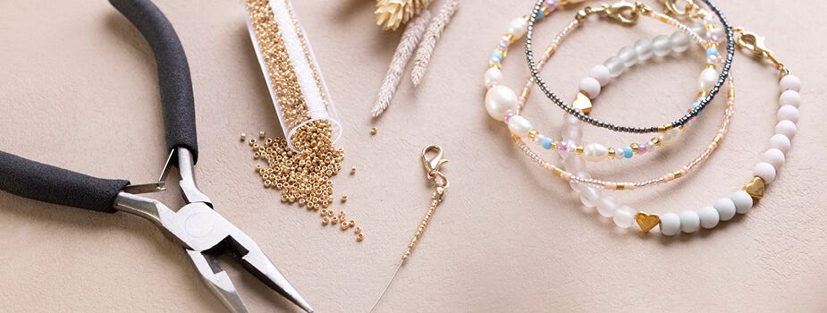 Beads and jewellery making elements