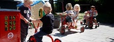 Bicycles, trikes and push cars