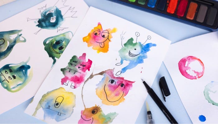 Inspiration picture - Watercolor motifs