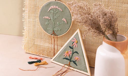 Inspiration image with embroidery