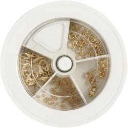 Jewellery Starter Kit, gold-plated, 1 set