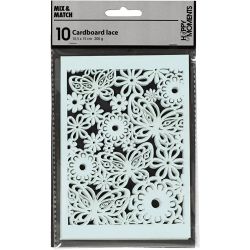 Lace Patterned cardboard