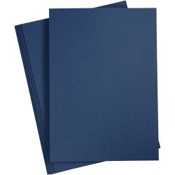 Card, A4, sheet 210x297 mm, 220 g, blue, 10 pc/ 1 pack