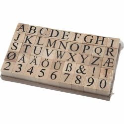 Wooden Stamps Set