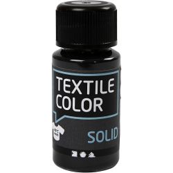 Textile Solid, opaque, black, 50 ml/ 1 bottle