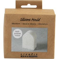 Silicone Mould, Arch, H: 8 cm, W: 5,5 cm, dia. 4 cm, 1 pc/ 1 pack