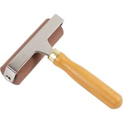 Rubber Roller/Lino Roller, W: 9,80 cm, dia. 3 cm, 1 pc
