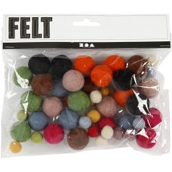 Felt balls