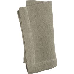 Fabric napkin, size 42x42 cm, 185 g, dusty green, 2 pc/ 1 pack