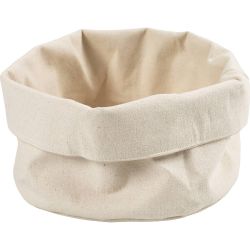 Fabric Baskets, H: 14,5 cm, dia. 20 cm, 385 g, light natural, 2 pc/ 1 pack