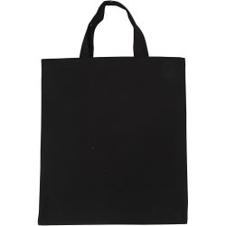 Tote Bag, size 38x42 cm, 135 g, black, 1 pc