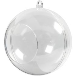 Two-Piece Open Acrylic Bauble
