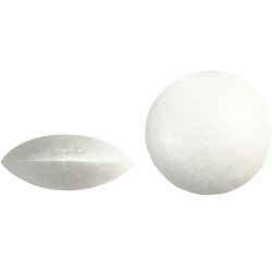 Ufo, dia. 7,5 cm, thickness 31 mm, white, 100 pc/ 1 pack