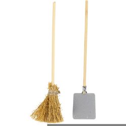 Shovel and broom