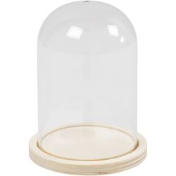 Bell on wooden base