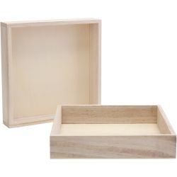 Wooden frames with edge