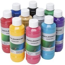 Glass and porcelain paint