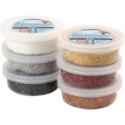 Foam Clay®, metallic, brown harmony, 6x14g/ 1 pack