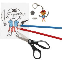 Shrink plastic sheets with motifs