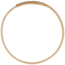 Wooden wicker circle