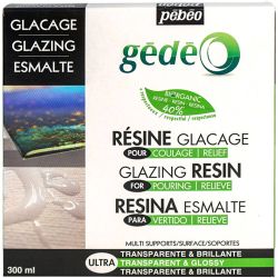 Organic glazing resin kit