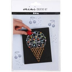 Mini Craft Kit, ice cream cone, 1 pack