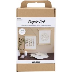 Craft Kit Paper Art, Paper for hanging, off white, 1 pack