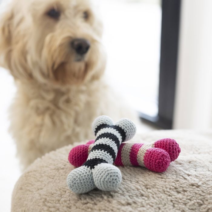 Crocheted Dog Bone