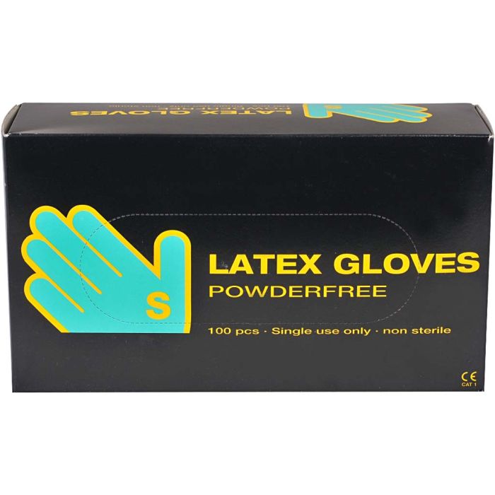 Latex Gloves, size small, 100 pc/ 1 pack
