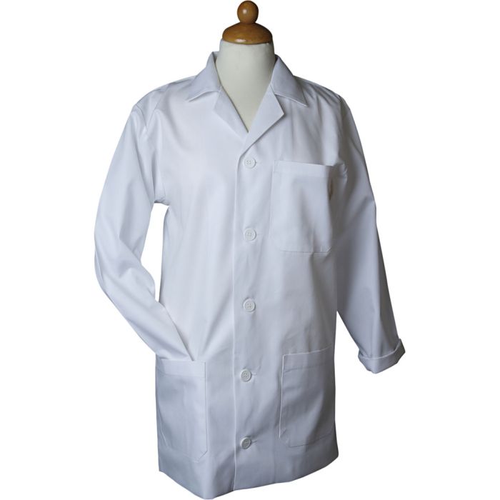 Painting Apron, L: 78 cm, size small, Sleeve Length: 58 cm , white, 1 pc