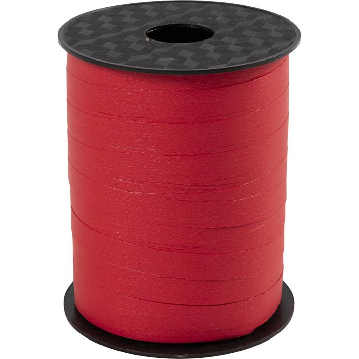 Curling Ribbon, W: 10 mm, matt, cerise, 250 m/ 1 roll
