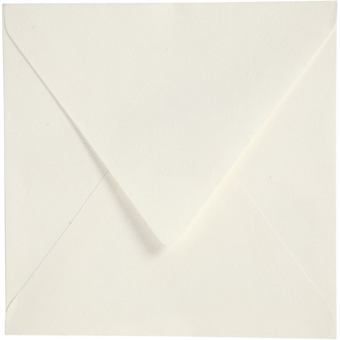 Envelopes, envelope size 16x16 cm, 120 g, off-white, 50 pc/ 1 pack