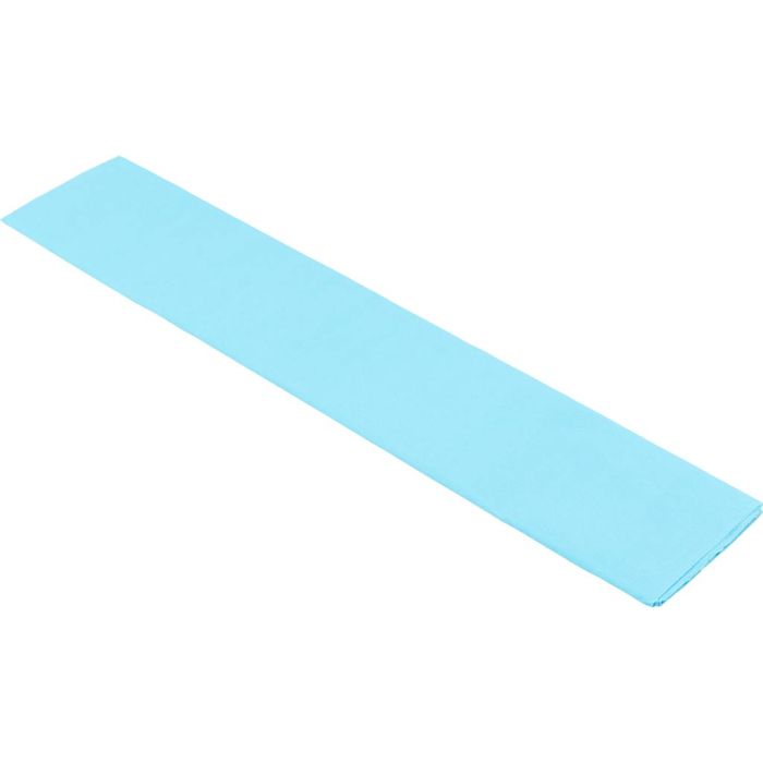 Crepe Paper, sheet 50x250 cm, 22 g, light blue, 1 pleats/ 1 pack