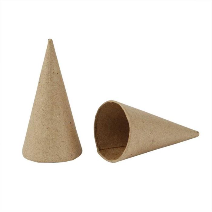 Cone, H: 8 cm, dia. 4 cm, 10 pc/ 1 pack