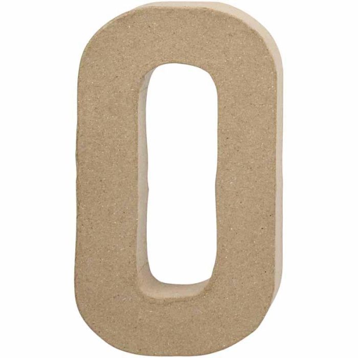 Letter, O, H: 20,4 cm, W: 11,5 cm, thickness 2,5 cm, 1 pc