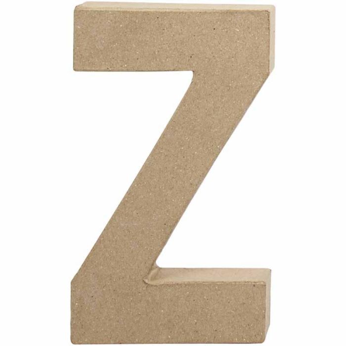 Letter, Z, H: 20,2 cm, W: 11,2 cm, thickness 2,5 cm, 1 pc