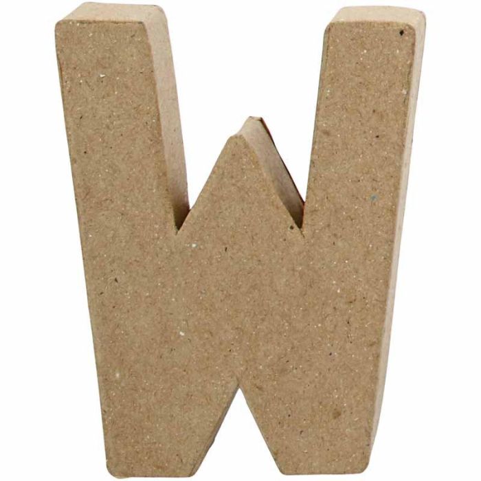 Letter, W, H: 10 cm, W: 8,3 cm, thickness 1,7 cm, 1 pc