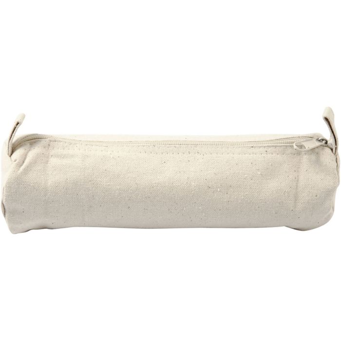 Pencil Case, L: 20 cm, dia. 6 cm, 300 g, light natural, 1 pc