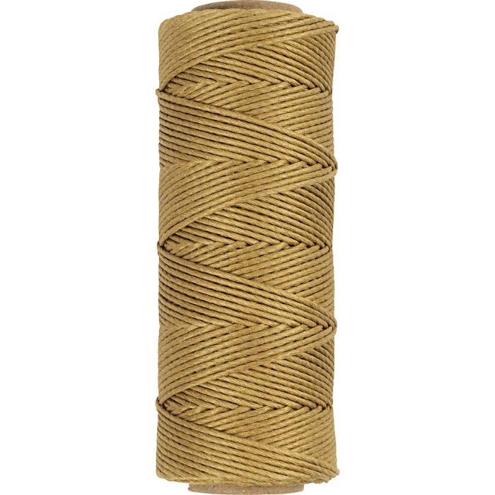 Bamboo Cord, thickness 1 mm, gold, 65 m/ 1 roll