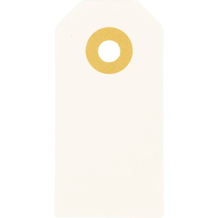 Manila Tags, size 3x6 cm, 250 g, cream, 30 pc/ 1 pack
