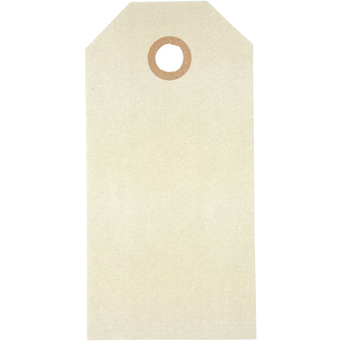 Manila Tags, size 5x10 cm, 250 g, cream, 1000 pc/ 1 pack