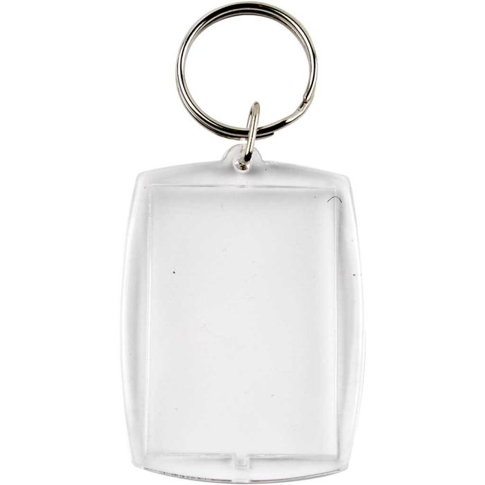 Key Rings, rectangle, size 40x50 mm, 25 pc/ 1 pack