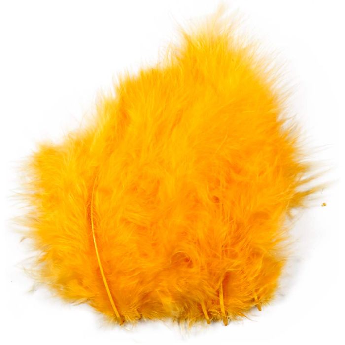 Down, size 5-12 cm, yellow, 15 pc/ 1 pack