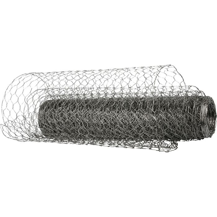 Wire Netting, W: 40 cm, thickness 0,6 mm, 20 m/ 1 roll