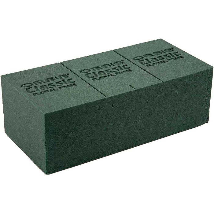Oasis Floral Foam, size 23x11x8 cm, green, 1 pc