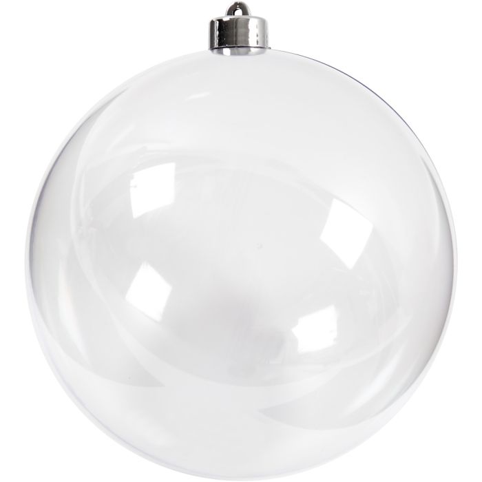 Baubles to Decorate, dia. 15,6 cm, transparent, 1 pc