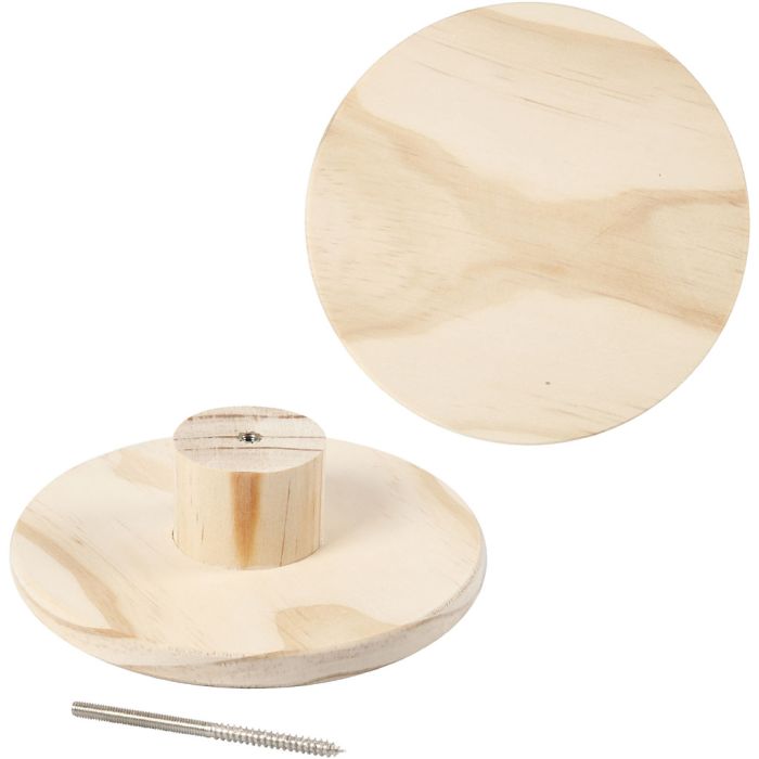 Coat Hook, round, D. 4,5 cm, dia. 15 cm, 1 pc
