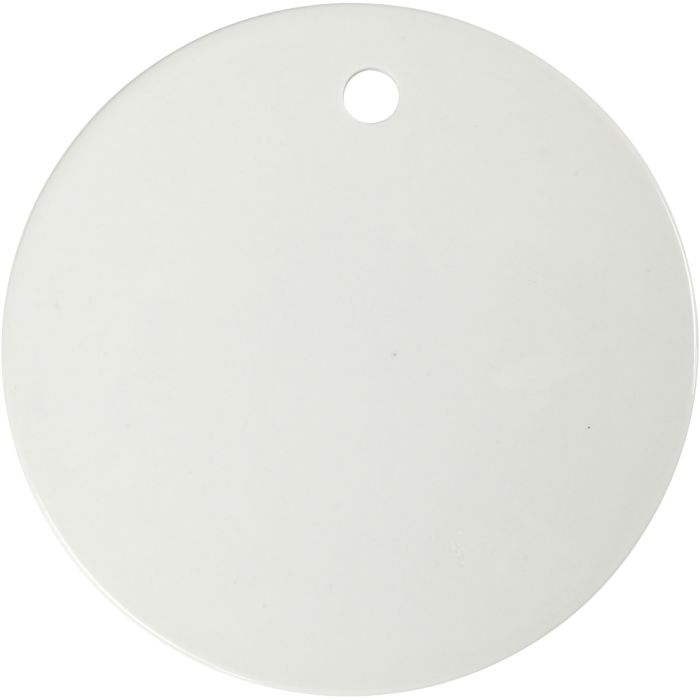 Ceramic Plate, 15 cm, 0,5 cm, white, 1 pc
