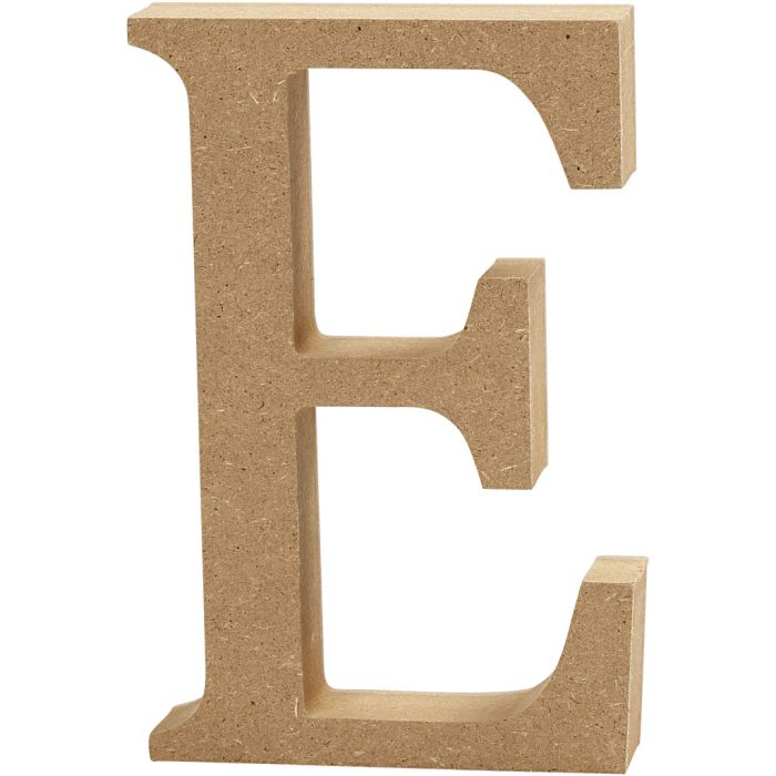 Letter, E, H: 8 cm, thickness 1,5 cm, 1 pc