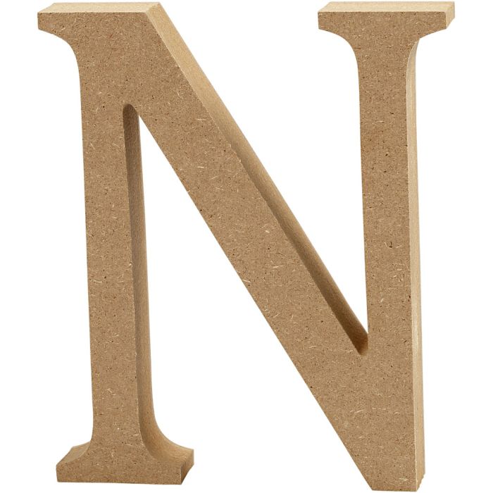 Letter, N, H: 8 cm, thickness 1,5 cm, 1 pc